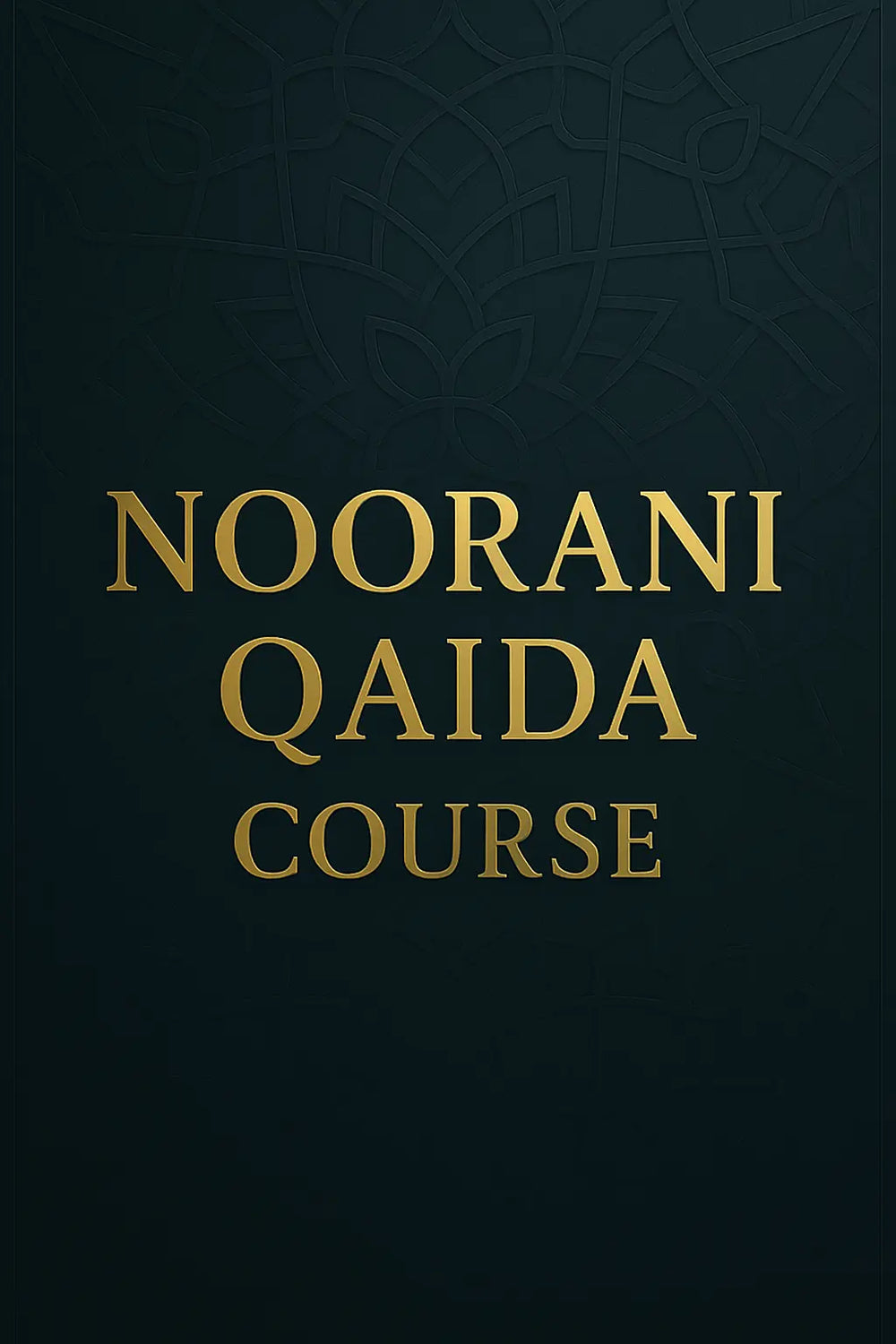 NOORANI QAIDA COURSE